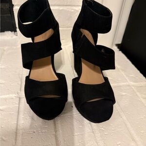 Elegant Black Women's Wedge Heels